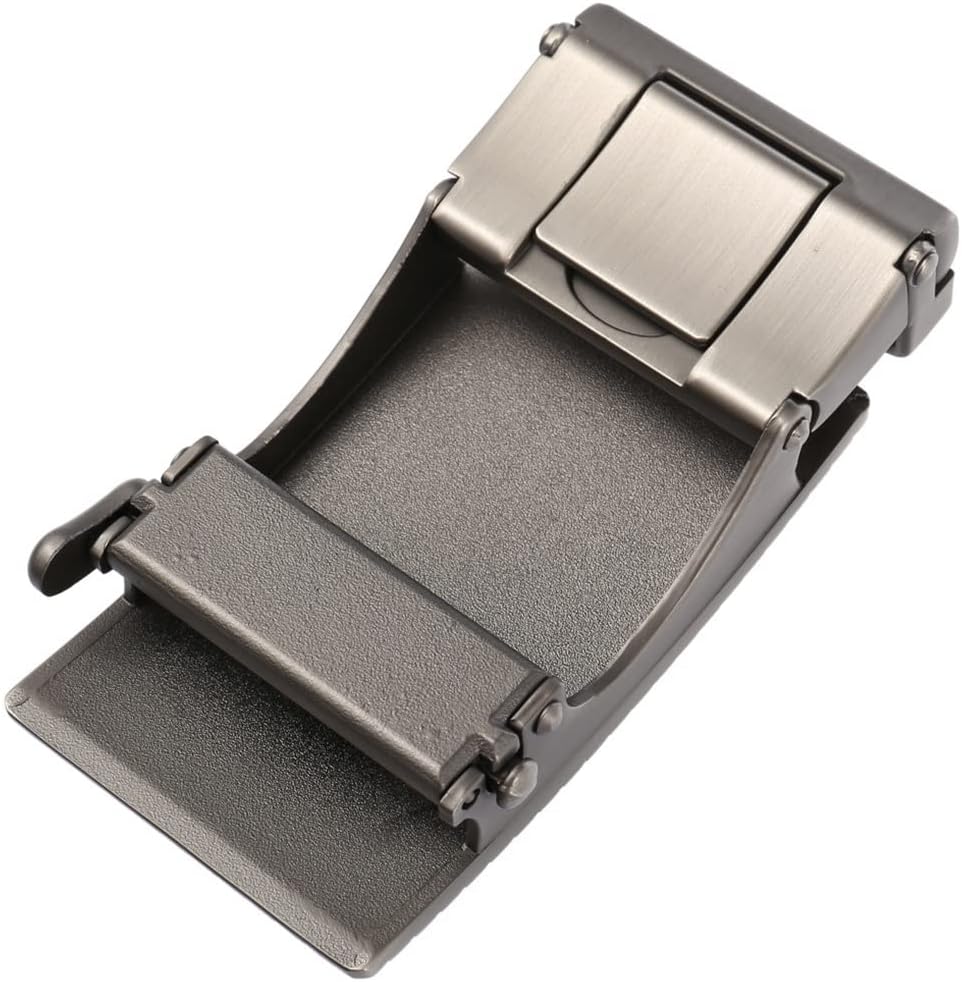 Fashion Plaid Belt Men's Buckle Automatic Accessories image 5