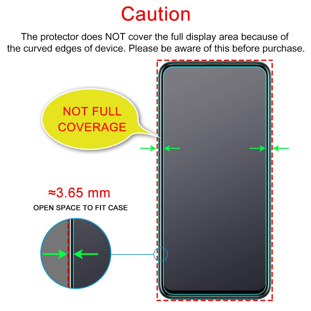 J&D Compatibile per Huawei P Smart Z Pellicola Protettiva, 3