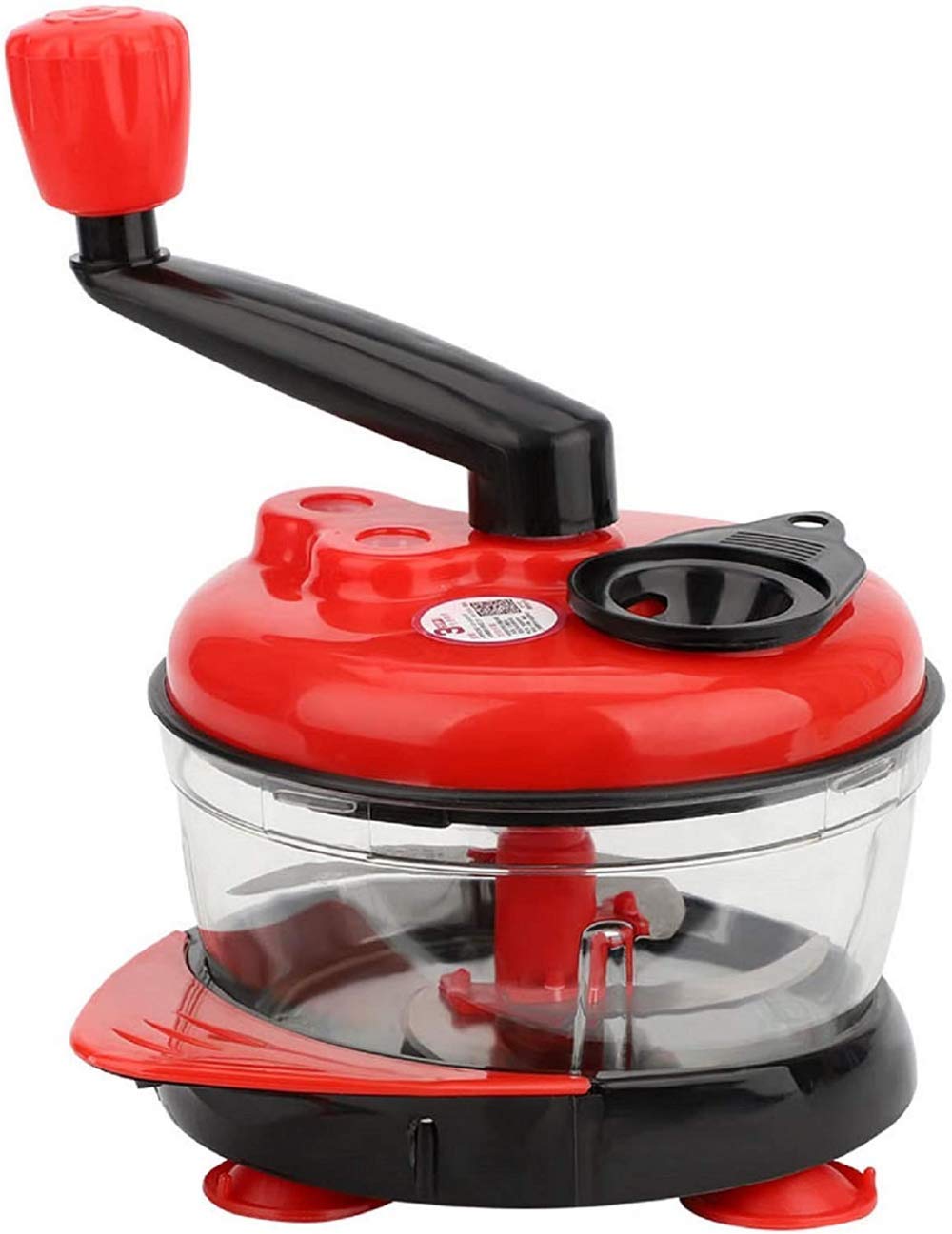 Procesador de Alimentos de manivela 23x28cm Herramienta de Molinillo Picador de Cortador de Verduras multifunción de Alimentos Manual