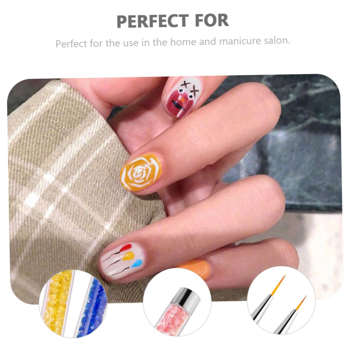 Ipetboom 25 Piezas juego de pinceles para uñas cepillo de uñas 3d pluma de dibujo de uñas accesorios para uñas pluma de pintura de arte de uñas bolígrafo para pintar uñas clavo