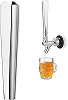 Vista 8 de Manijas de grifo de cerveza, 2 piezas de acero inoxidable 304 comercial de barril de cerveza de barril de cerveza mango de grifo de cerveza