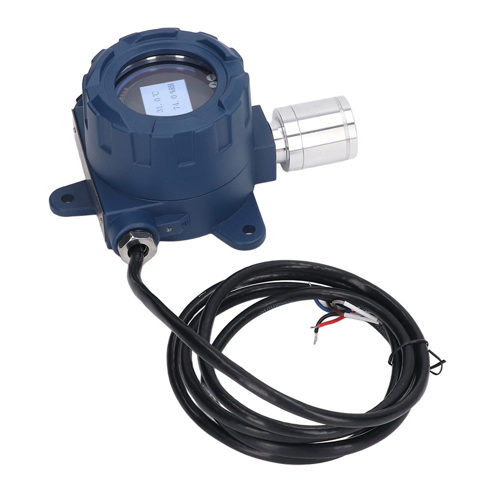 Termohigrómetro Industrial con Sensor de Temperatura y Humedad a Prueba de Explosiones Integrado con Pantalla LCD