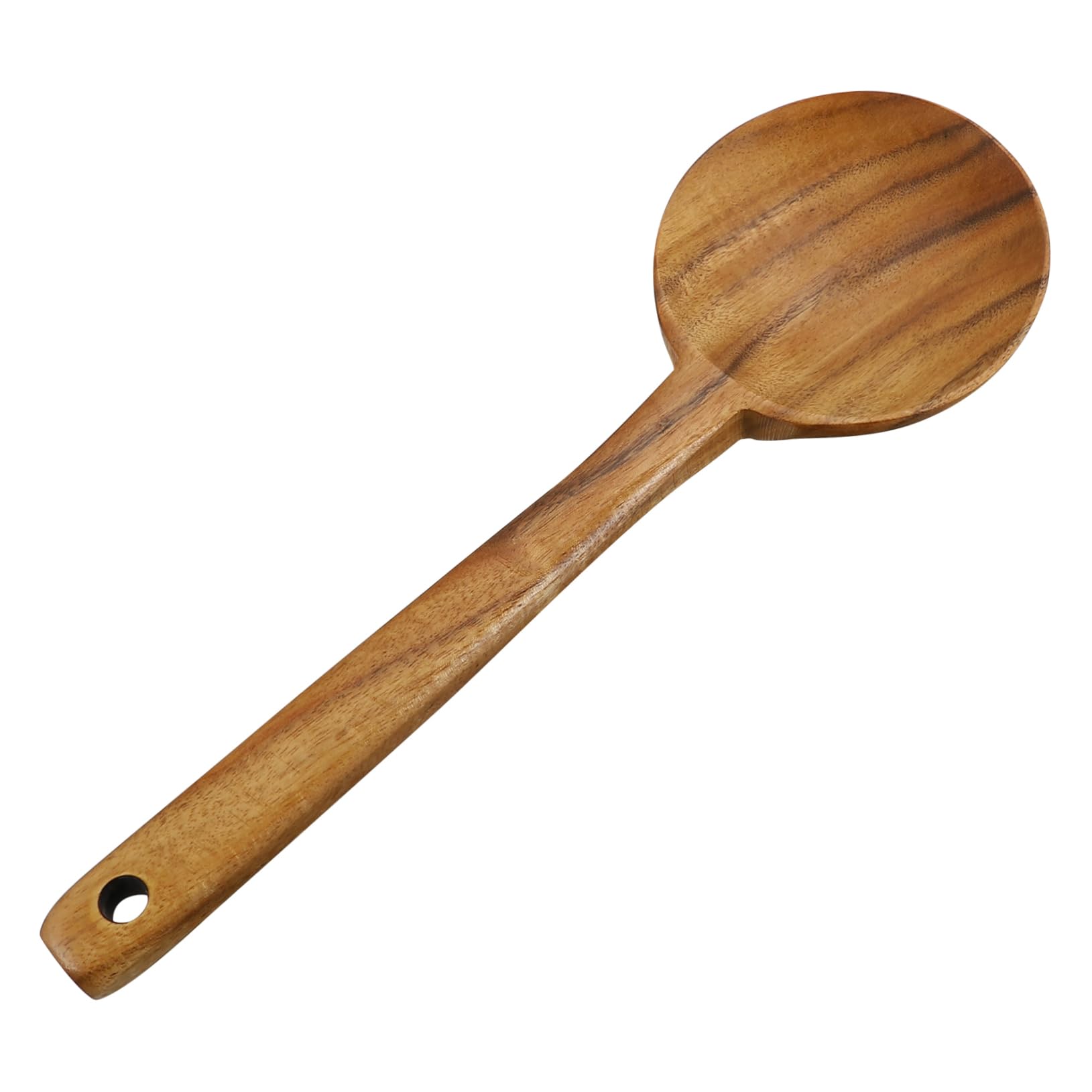 Ciieeo Portable Wooden Serving Spoon Kitchen Utensil for Cooking and Serving Heat Resistant Wood Handle for Home Restaurant and Food Shops and to Use