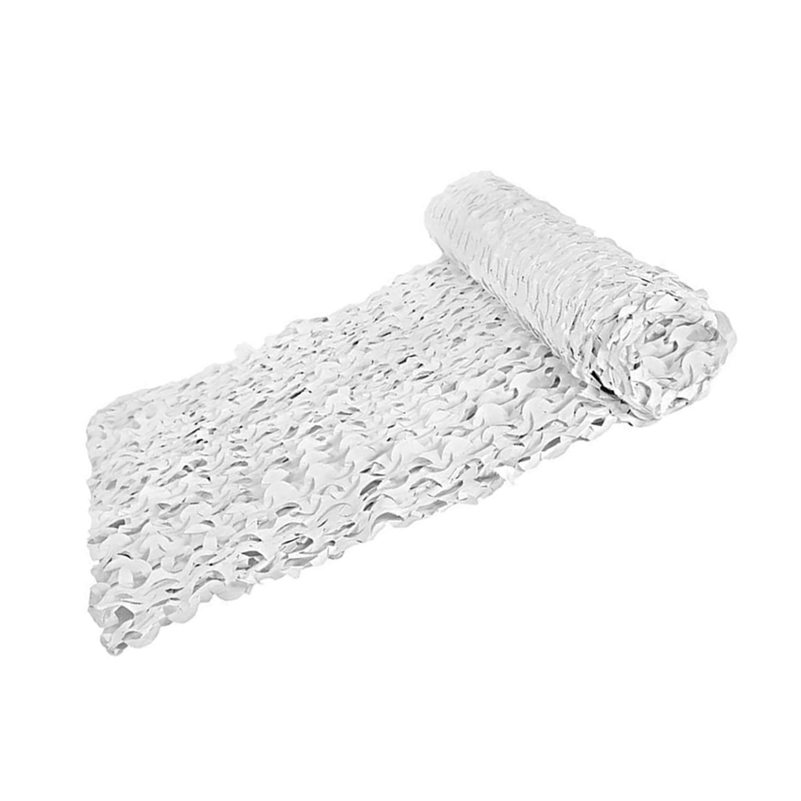 Malla de camuflaje blanca red para sombra exterior jardín en varios tamaños para pérgola