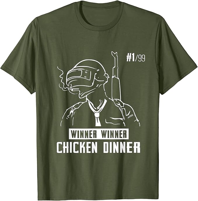 Chicken dinner t shirt Clearance