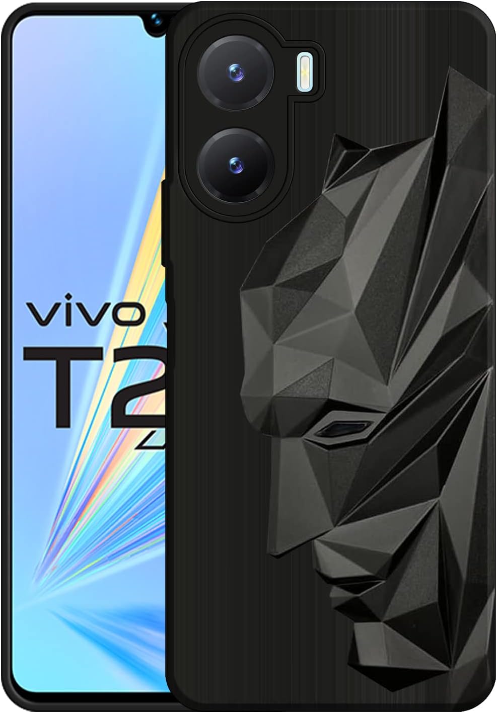 Exclusive Soft Back Case Cover for Vivo T2x 5G / Y56 5G / Vivo Y16 (Shock Proof |360 Degree Complete Protection)