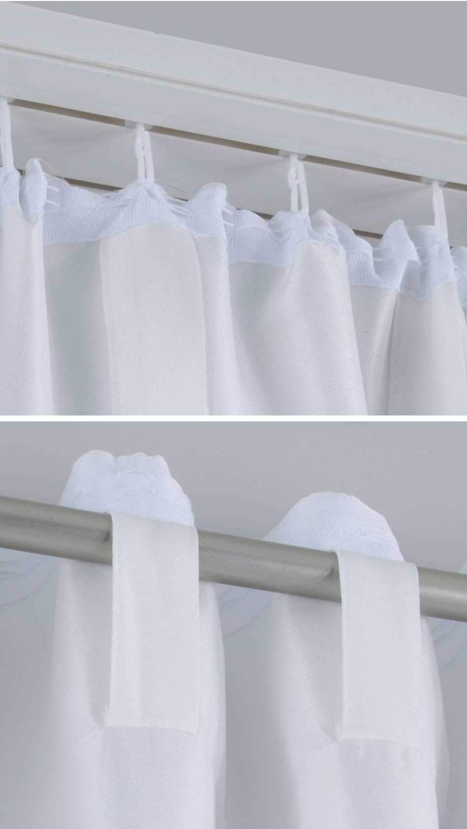 Gardinenbox Cationic Jena 2019037-2 - Set di 2 tende con passanti nascosti, 250 x 140 cm (altezza x larghezza), effetto lino, oscuranti, con fermatenda, colore: grigio talpa