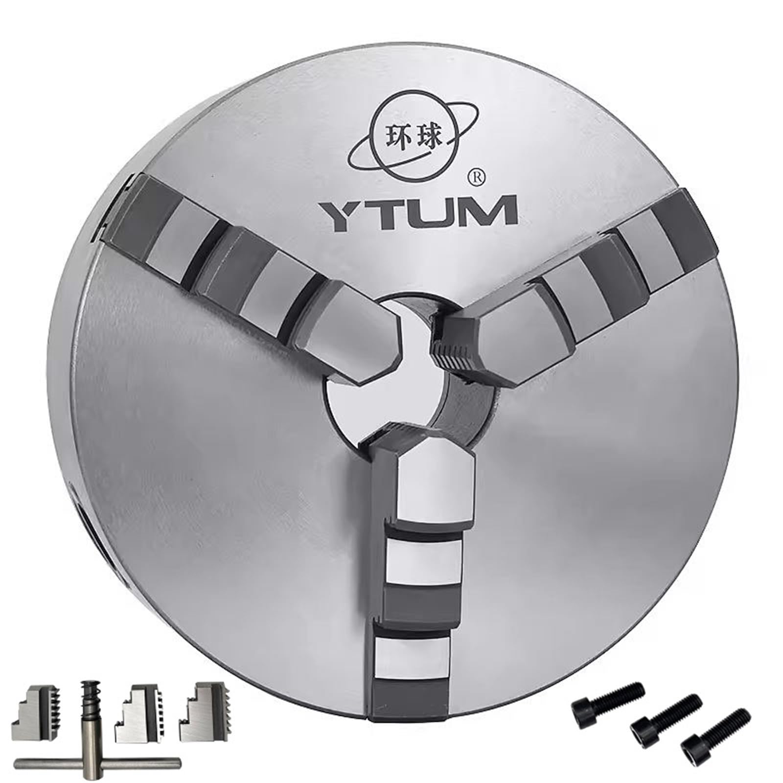 Uchwyt tokarski 125 mm precyzyjny 3-szczękowy samocentrujący uchwyt K11-125 metalowy uchwyt tokarski, ręczny uchwyt do przewijania
