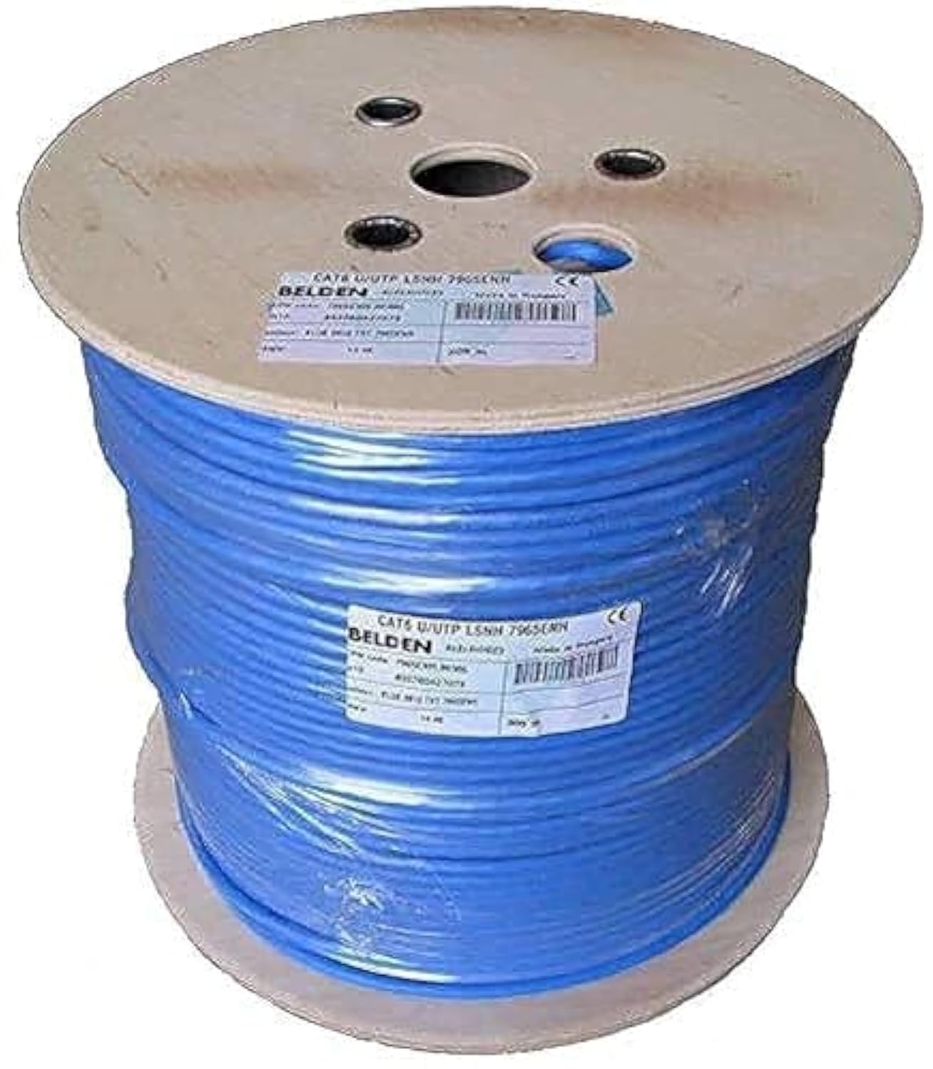 Belden Utp Cat6,4-pair Copper Cable,23 Awg 7965e (Blue)