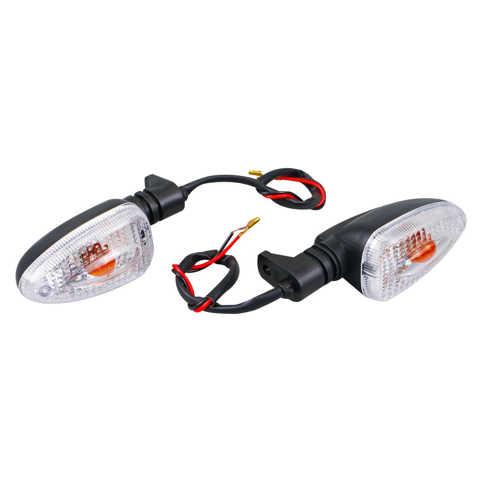 Intermitentes Moto Luces indicadoras de señal de giro for motocicleta, aptas for BMW F800GS F800R K1200R S R1200GS F800GS F 650 800 GS K 1200 R/S/GS 1300R Intermitentes Led Moto Homologados(Color:1 pa