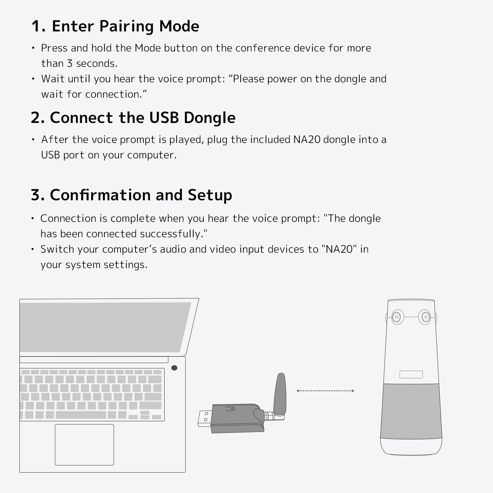 NEARITY NA20 Bluetooth Adapter PC für 360 Alien Webcam