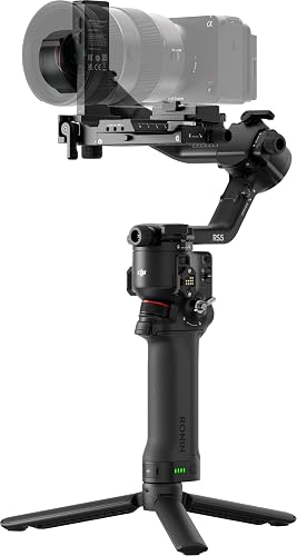Bundle DJI RS 5, stabilisateur de nacelle pour caméra Canon/Sony/Panasonic/Nikon/Fujifilm, Suivi Intelligent, poignée de Mallette électronique, molettes de réglage précis, Nouvel indicateur d’axe Z - 4