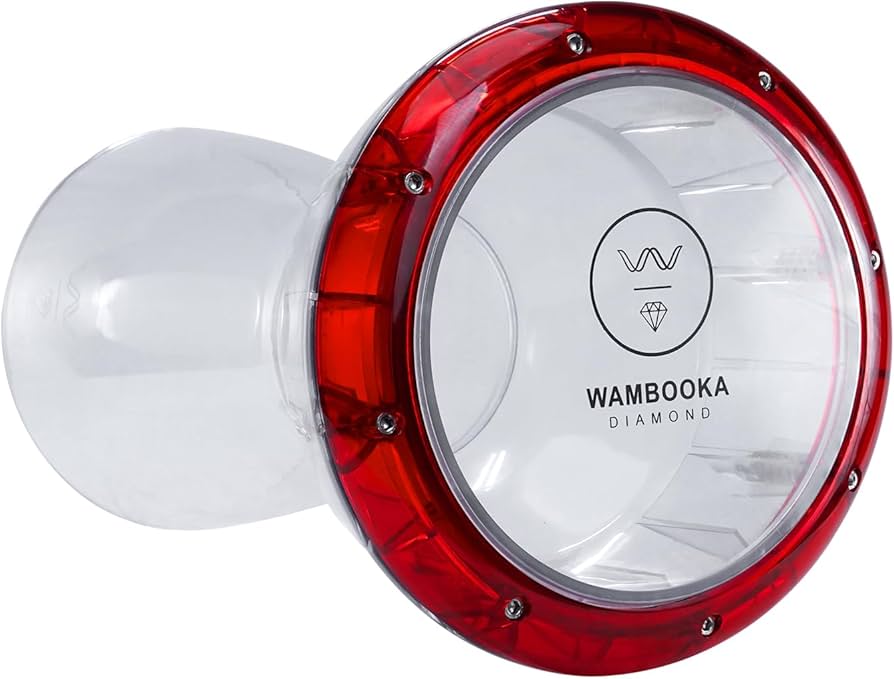 Amazon.com: Wambooka Red Ruby Darbuka – Dry & Wet Sound Modes