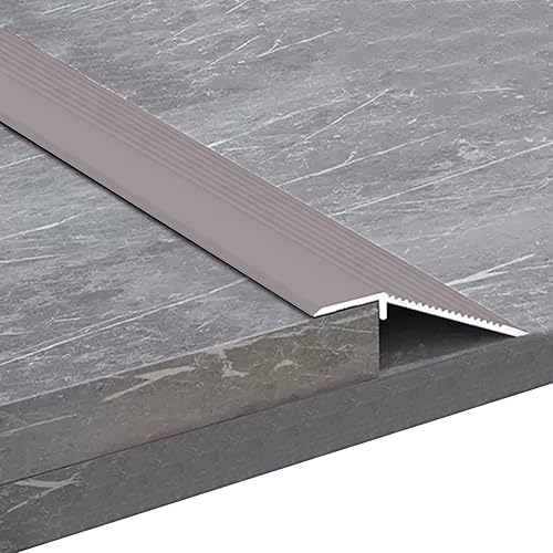 Miniatura 9 de Rampas de carga, rampa de umbral, tira de transición de piso, rampa de transición de aluminio de 1.5 pulgadas, barra reductora de umbrales para