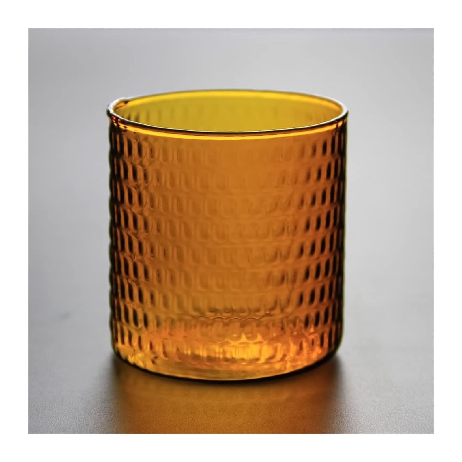 Vasos de cristal de color con diseño moderno y alta resistencia térmica para whisky