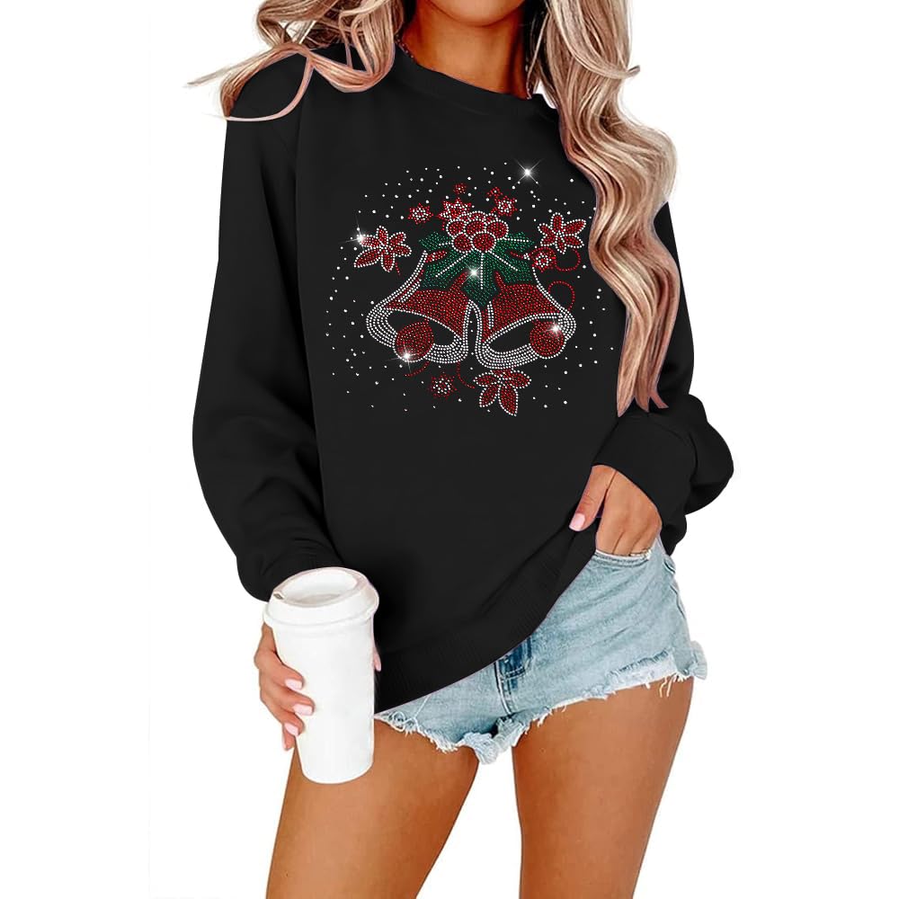 Locker.Ink | The Top Festive Fashion Trends You Need to Know for the Holiday Season MOUSYA Sequin Christmas Sweatshirt
