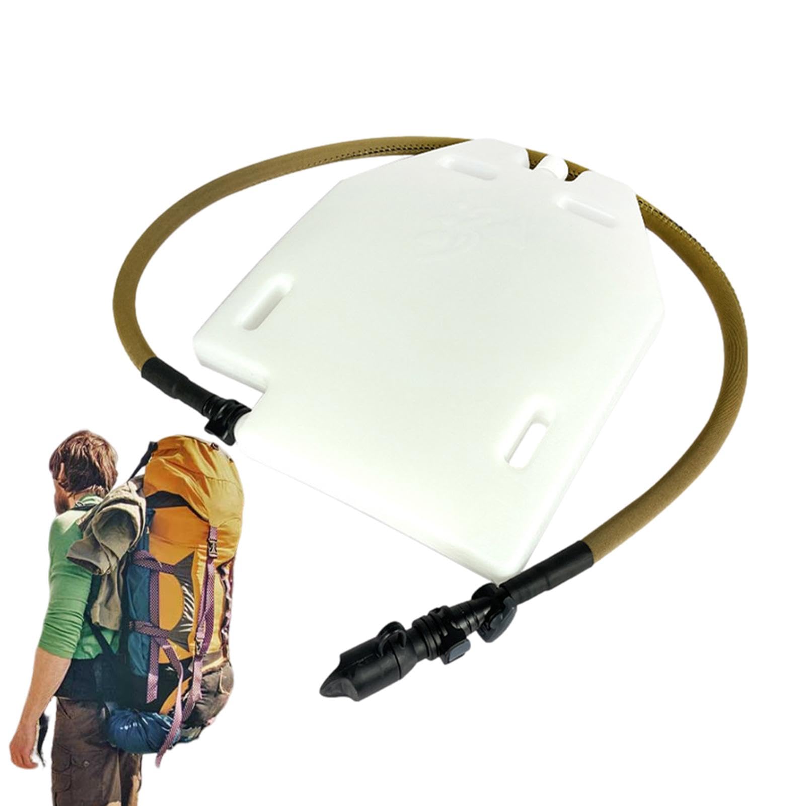 Sac D’hydratation 1.5 L Avec Poche Porte-plaque – Vessie Souple Alimentaire, Tuyau 105 Cm, Valve Anti-fuite, Pour Sport Outdoor