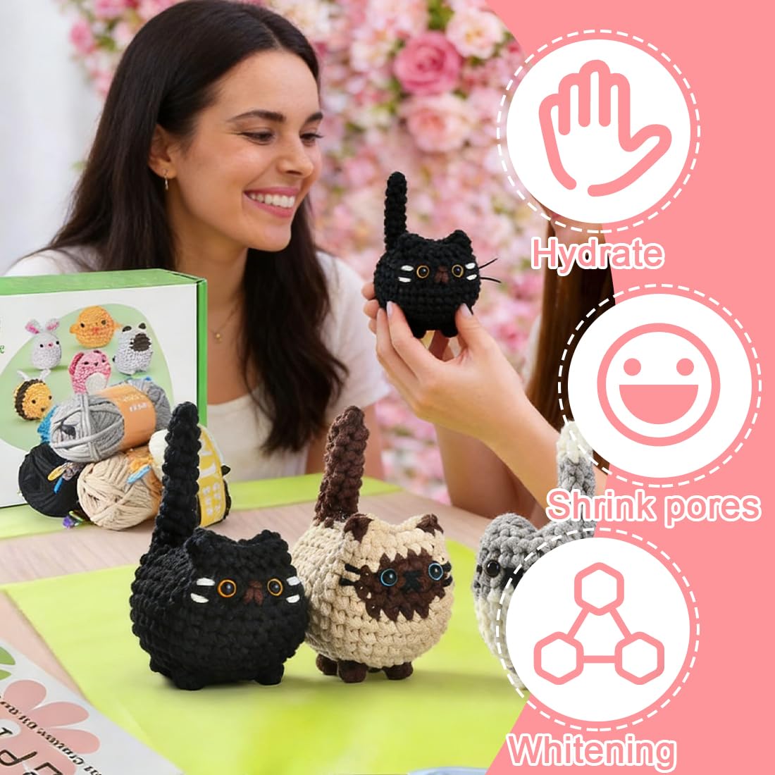 Kit Uncinetto Principianti, Kit Crochet Animale Carino, Set Uncinetto Per Principianti
