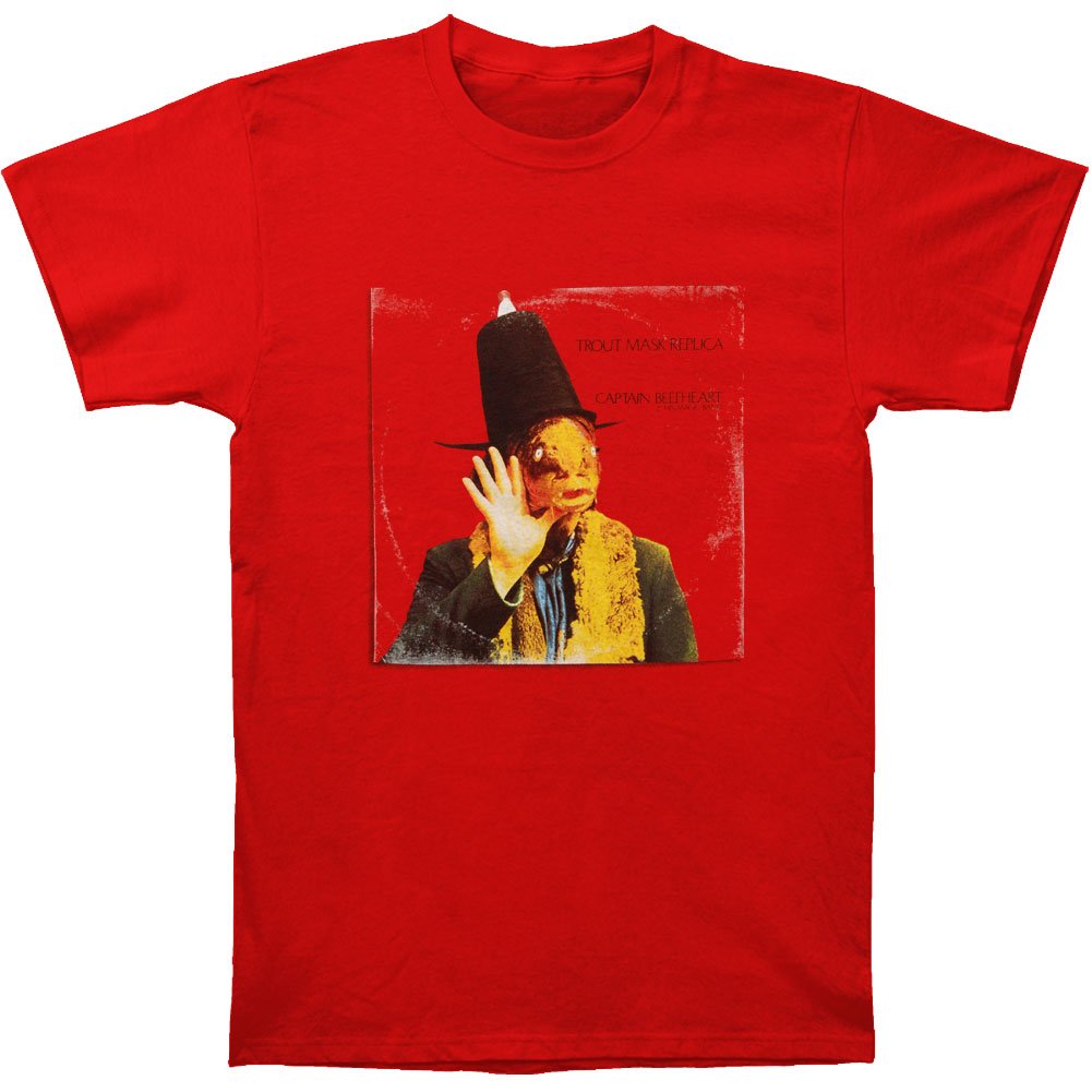 Men's Capt. Beefheart Trout Mask Replica T-Shirt Red
