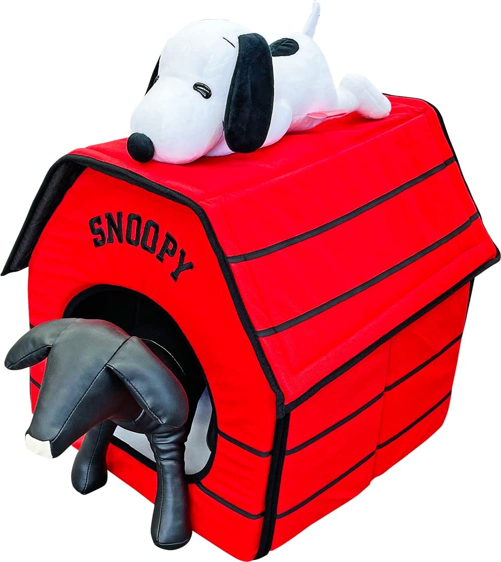 Amazon | スヌーピー ペットハウス 折りたたみ 室内用犬小屋・ペット
