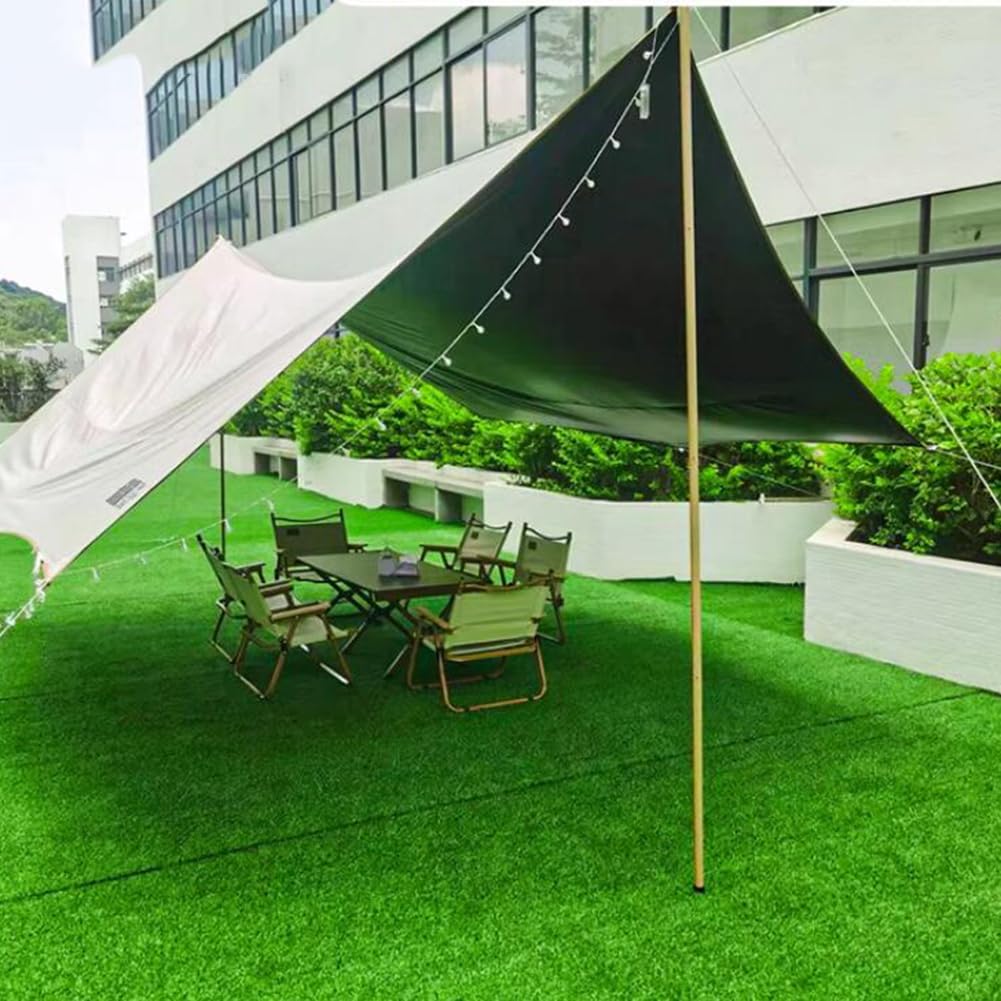 Tappeto di Erba Artificiale Alto 20 mm, Simulazione di Prato per Esterni, Balcone, Cortile, Decorazione in plastica Verde, Tappeto di Erba Sintetica (Dimensioni: 1,5x1 m)