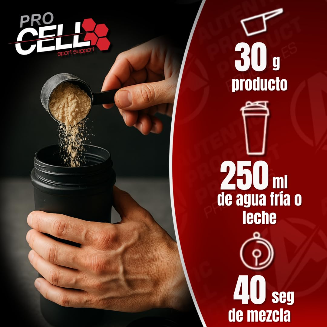 ProCell Proteína Isolada De Suero 100% Pura (1,8 kg, Black Cookies) Proteina en Polvo De fácil Digestión Aumento y Recuperación muscular Bajo en Hidratos y Grasas Añadido de aminoácidos