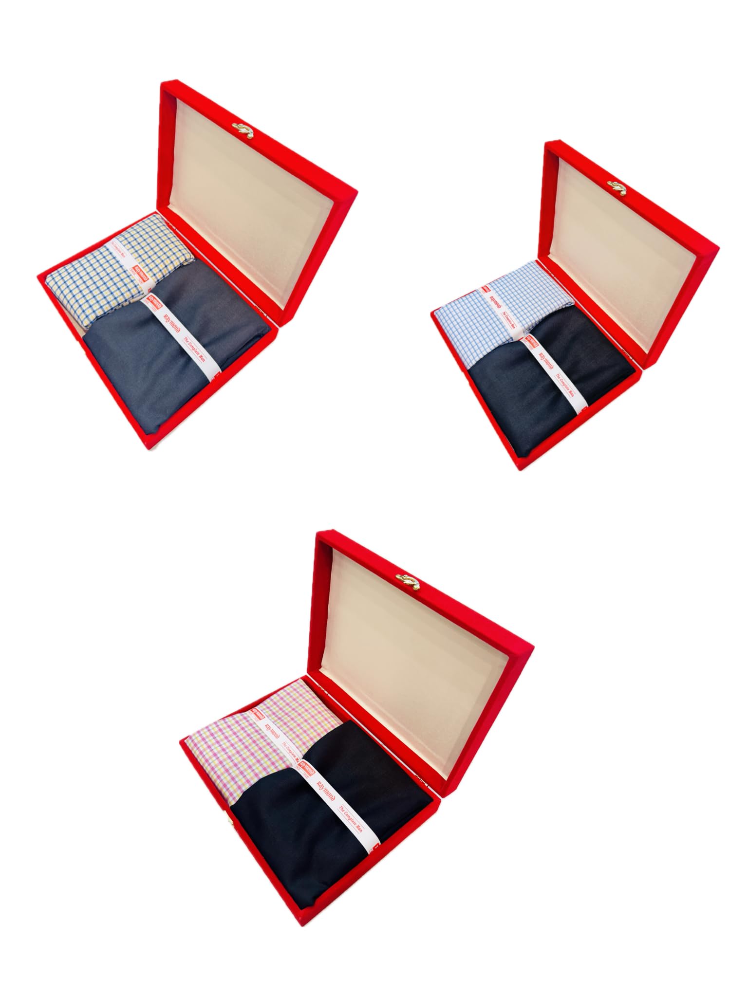 raymond fabrics Trouser-Shirt Fabric VELVET Combo Box (Multicolour, Unstitched, All Weather Fabric) (SET OF 3)-picture-32