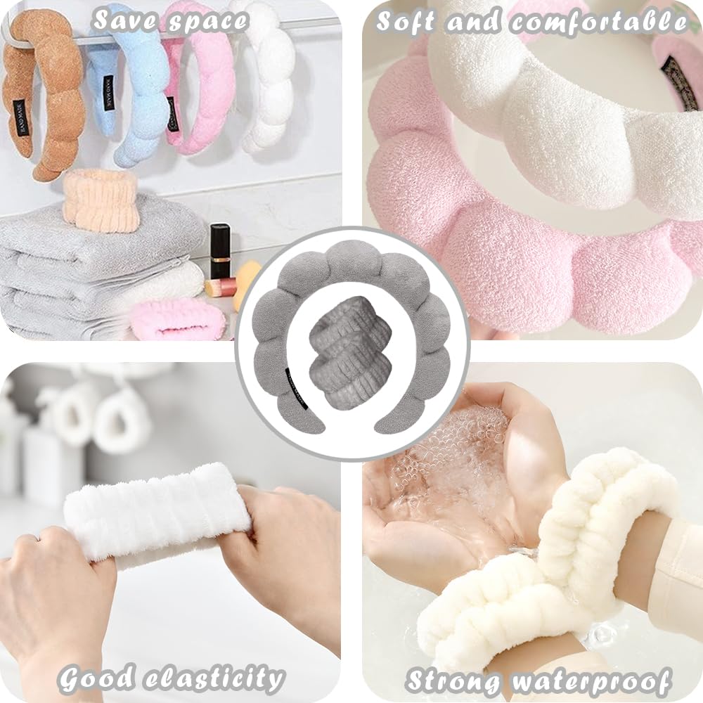 Set di fasce e braccialetti per spa Fascia per la cura della