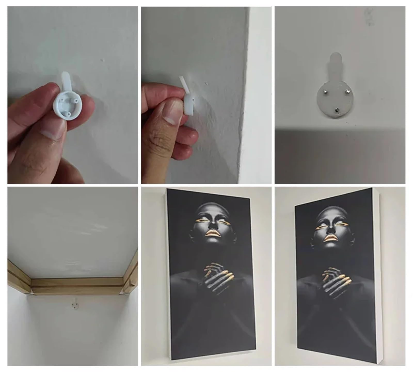 Bastidores sólidos para lienzos, Kit de marco de madera DIY con barras de ensanchador de lona for pinturas, carteles, fotos, varios tamaños(40x80cm)