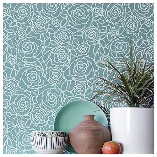 Kayra Decor Latest Roses Damask Allover Paint Wall Stencil -Pack of 1, Sheet Size 16 x 16 inch/Design Size 13.5 x 13.5 inch. (B0CDBXV173) Amazon Price History, Amazon Price Tracker