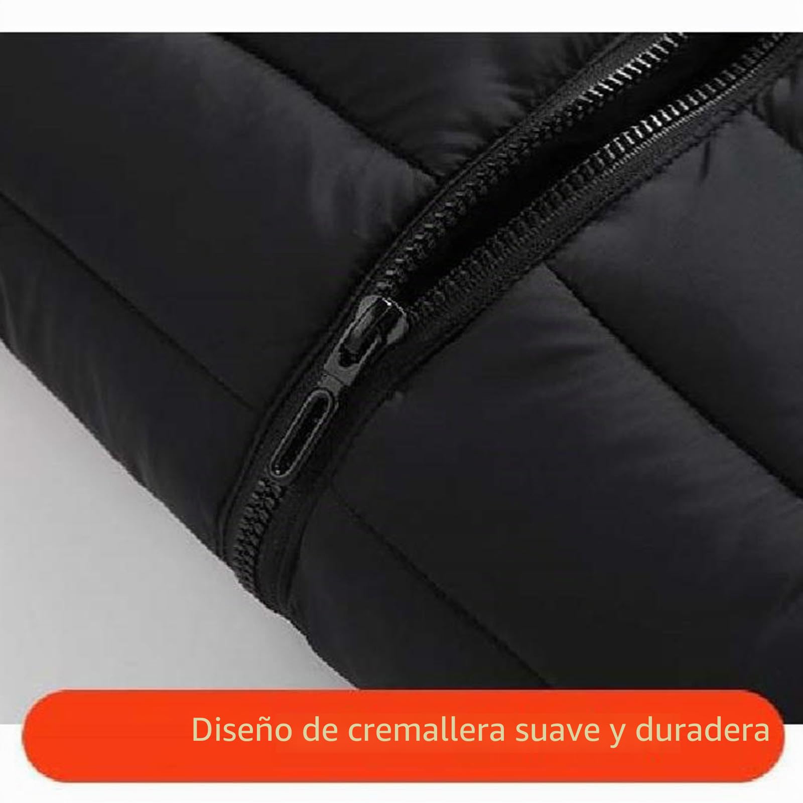 NUSGEAR Chaqueta Calefactable Unisex Hombre Mujer, Calentador Abrigo Térmico Eléctrico USB con 21 Zonas Calefactables Chaquetas Calefactor Temperatura Ajustable para Moto al Aire Libre
