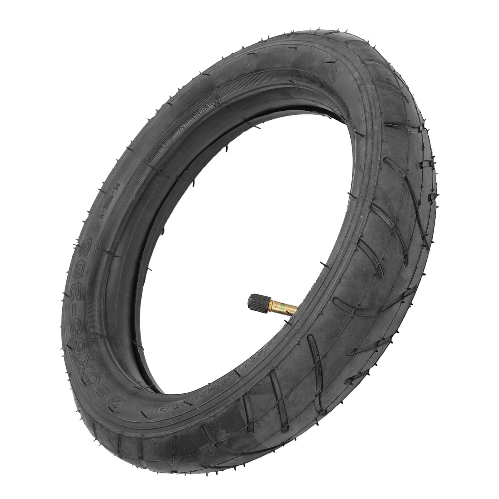 Tire de Vélo pour Enfants, 280x65‑203, Kit Pneu et Jante pour Bébé, Poussette, Vélo, Tricycle, et plus