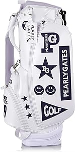 新品 PEARLY GATES パーリーゲイツ ゴルフ キャディバッグ パーリーゲイツ】上質なゴルフライフに向けた正統派キャディ
