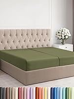 Vista 658 de King Fitted Bed Sheet - Bottom Single Fitted Sheet Only - Ultra-Soft Hotel Luxury Bedding w/ 8-16 Inch Deep Pockets - Breathable, Cooling & Wrinkle