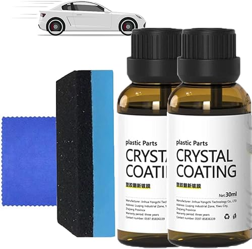 GEOBY Revestimiento de cristal para PláStico Del Carro, Piezas de plástico Recubrimiento de Cristal, Piezas de plástico de revestimiento de cristal,