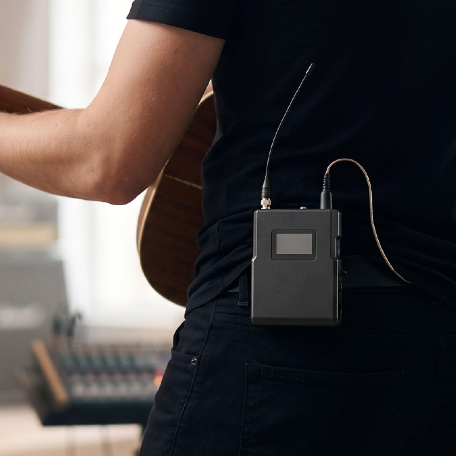 Naroote Récepteur de Monitoring IEM sans Fil avec écran TFT