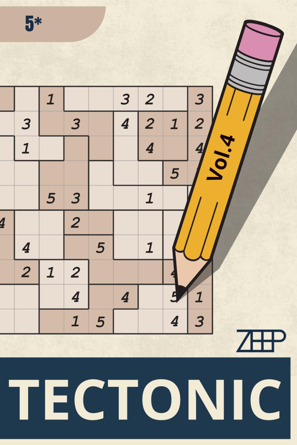 Tectonic Puzzelboek 5 Sterren Vol.4 | 300 Zeer Uitdagende Logische Puzzels: Voor ervaren puzzelaars die maximale uitdaging zoeken met complex en ... ook bekend als Suguru en Number Blocks