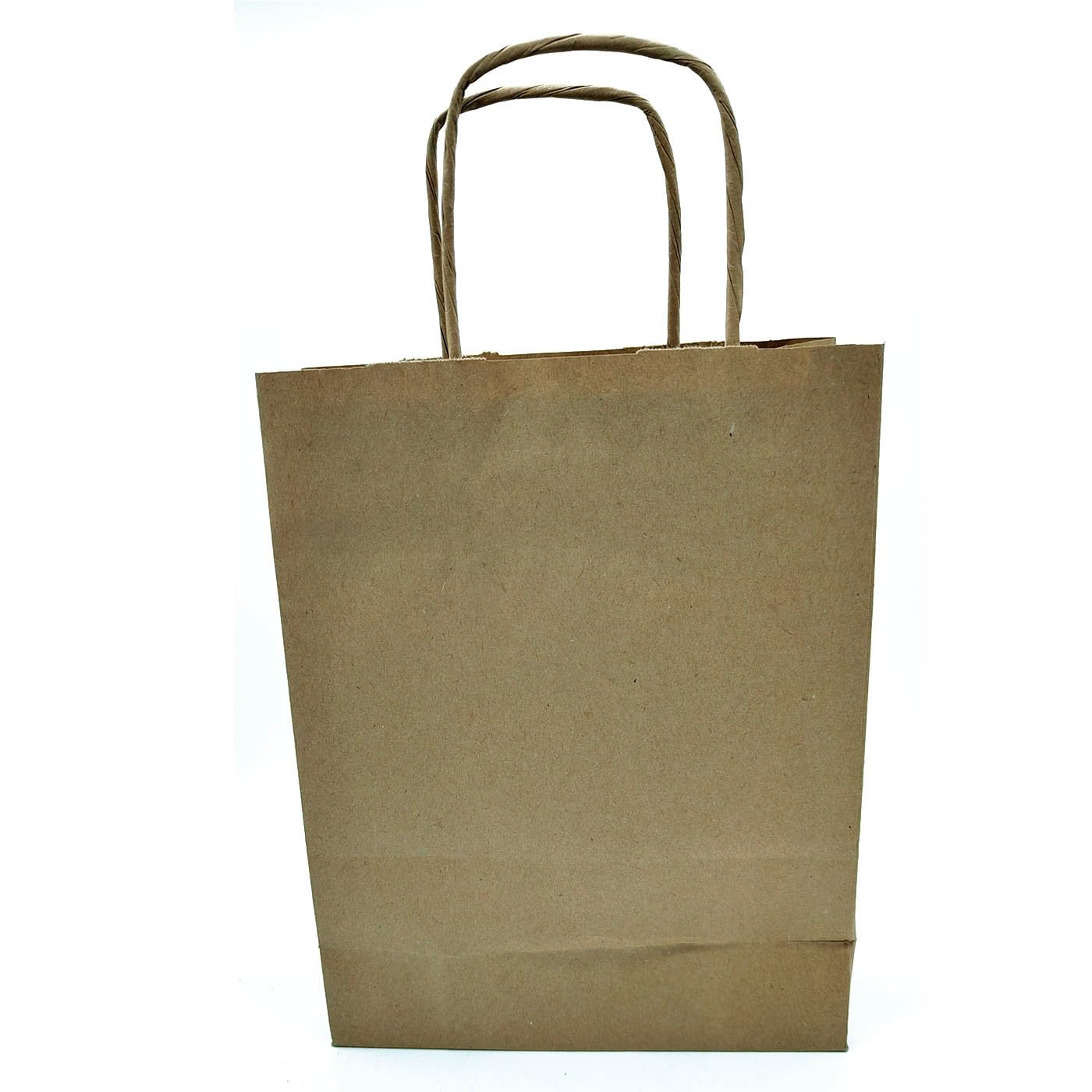Acan Tradineur - Pack de 50 Bolsas Kraft XL - Fabricados en Papel Kraft - Ideal para Fin de año y año Nuevo - 46 x 40 x 18 cm - Color Natural