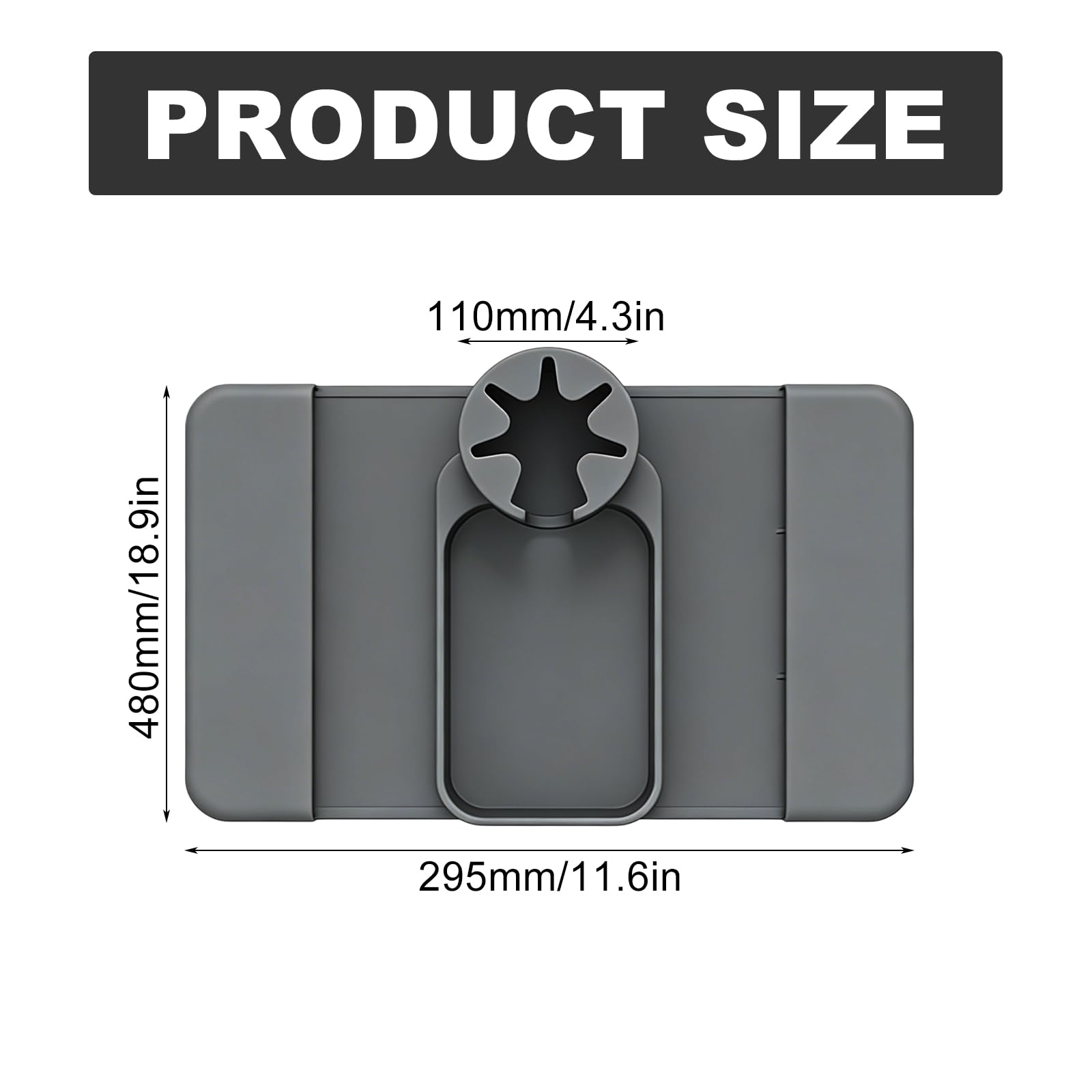 Sofatablett Armlehne mit Getränkehalter, Faltbares Anti Rutsch Sofa Tablett aus Silikon mit Zwei Seitentaschen Couch Ablage für Snacks Getränke Fernbedienung Handy Magazin Armlehnen Tablett Organizer