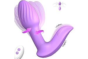 FEOYA Remote Control Vibrator, Wearable Dildo with 9 Modes