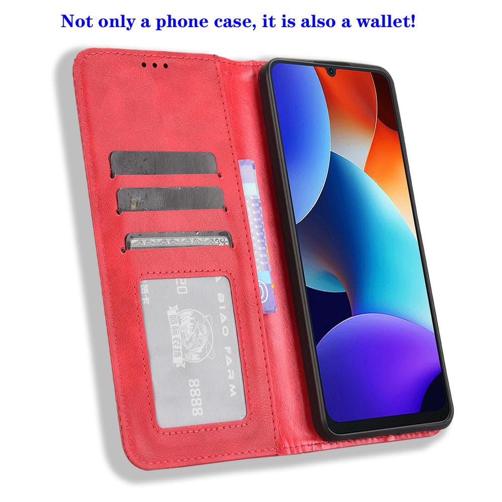 Cover Compatibile con Blackview Wave 8C/Wave 8 PU Pelle Silicone