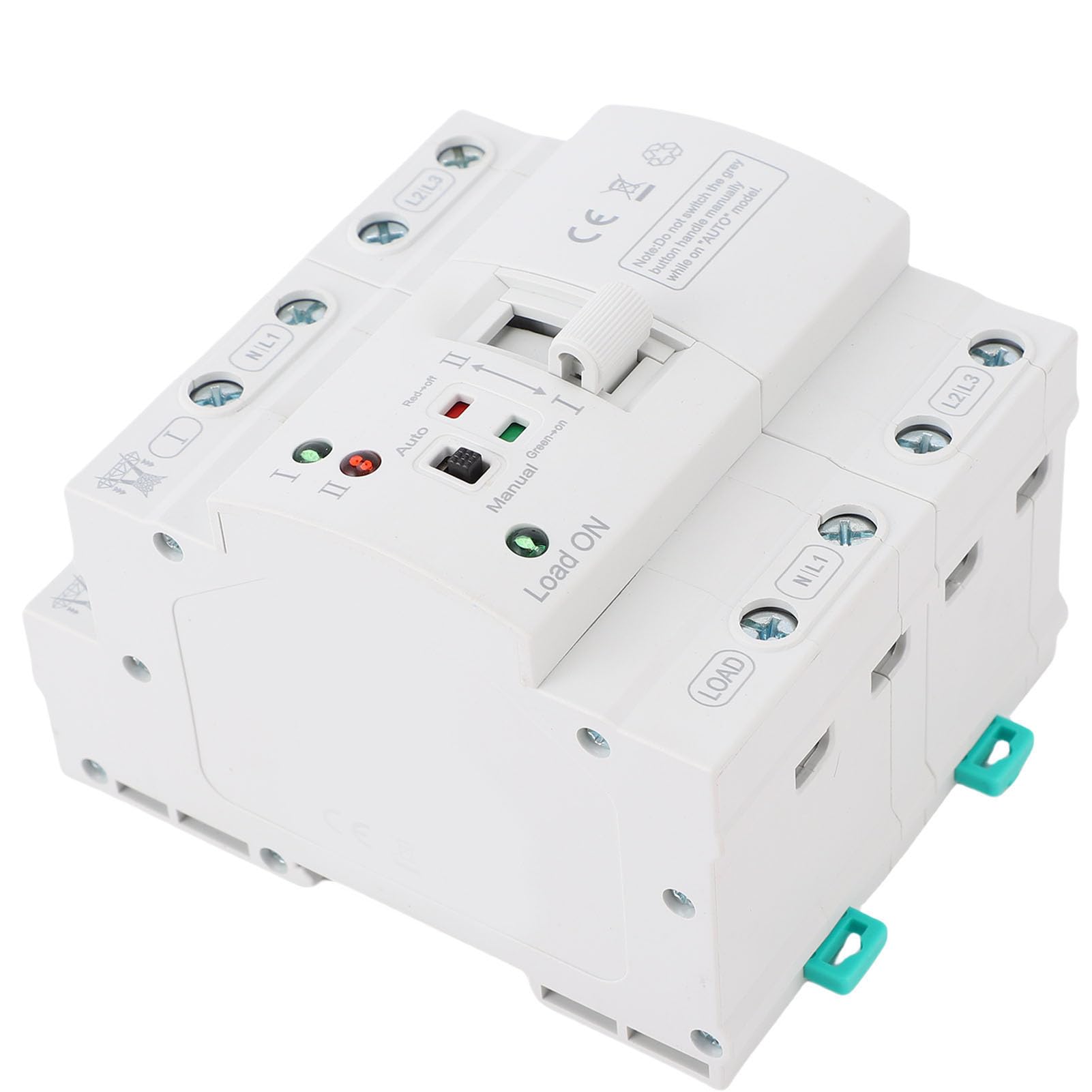 Alomejor Automatyczny Ręczny Przełącznik Zasilania Mini ATS 4P 80A dla Domowych Generatorów i Centrów Danych Materiał PC Podwójny Zasilacz