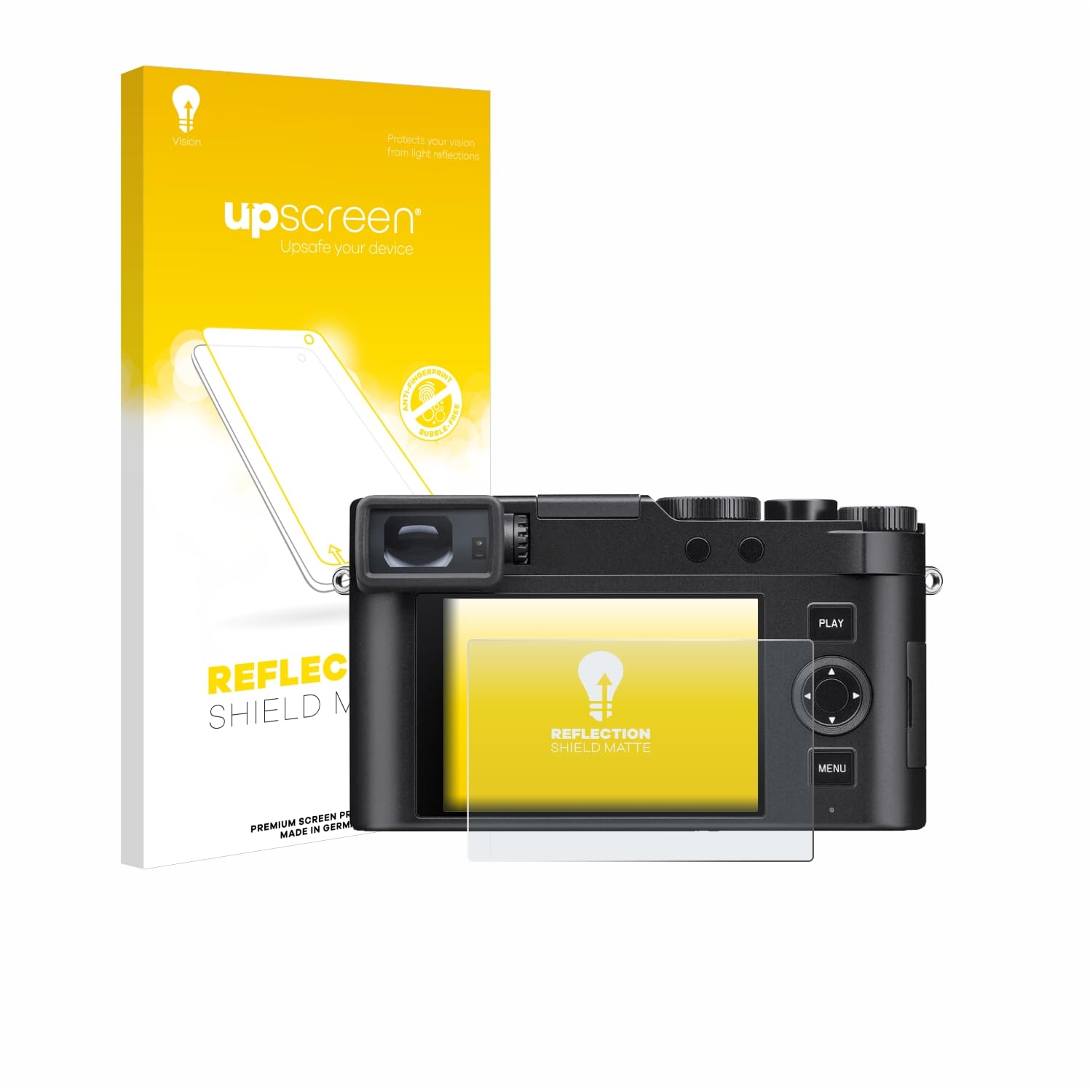 Upscreen Matte Displayschutzfolie Für Leica CL - Entspiegelt, Anti-Fingerprint, Made In Germany