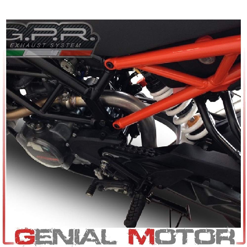 Wyścigowe układy wydechowe GPR Decatalizzatore kompatybilne z Ktm Rc 390 2017/20 E4
