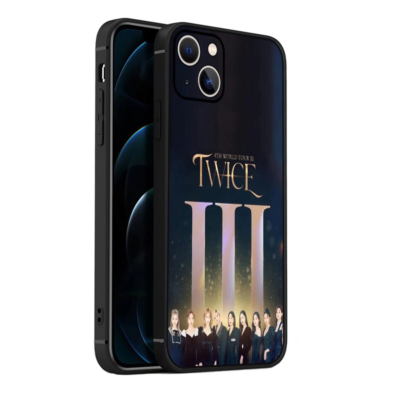 Kpop Twice 4th World Tour Phone Cases Momo Tzuyu Nayeon Dahyun Phone Cover for iPhone XR 11 12 13