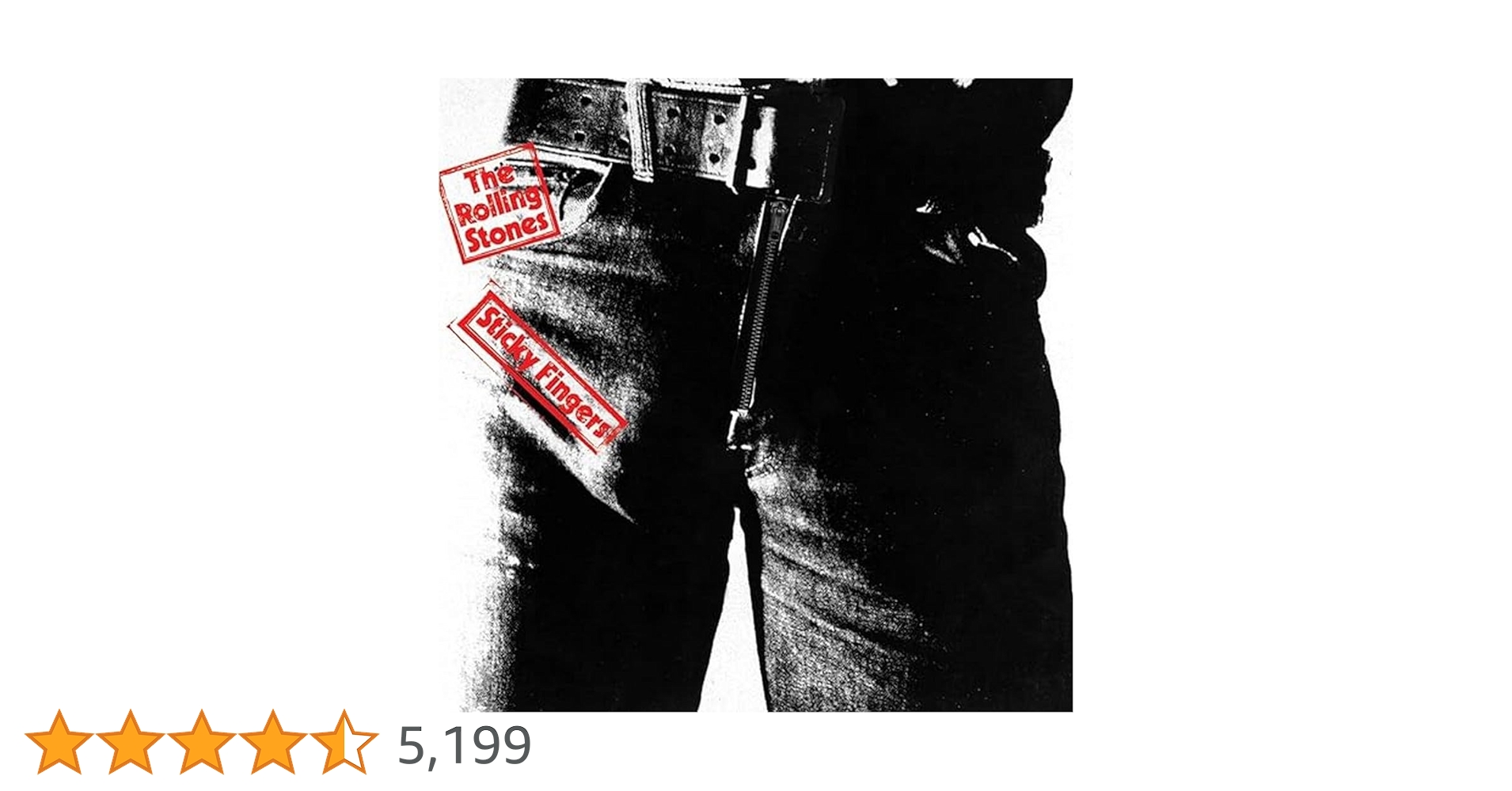 帯無国内盤初版The Rolling Stones Sticky Fingers 帯無国内盤初版The