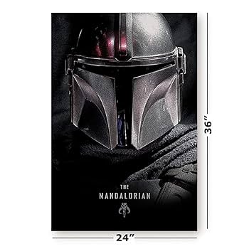 Amazon.co.jp: Star Wars_ The Mandalorian Poster Dark 83