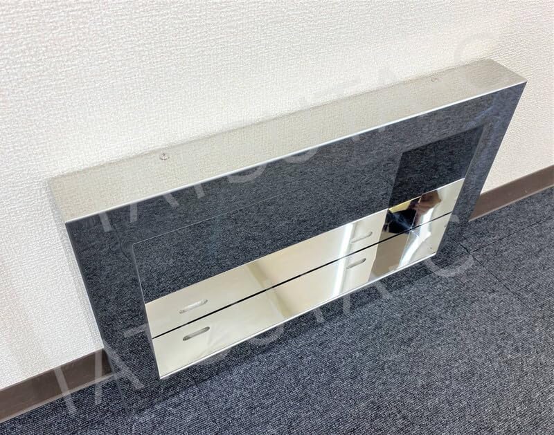Amazon.co.jp: 鏡面ステン 大型ナンバー枠 50角 ステンレス