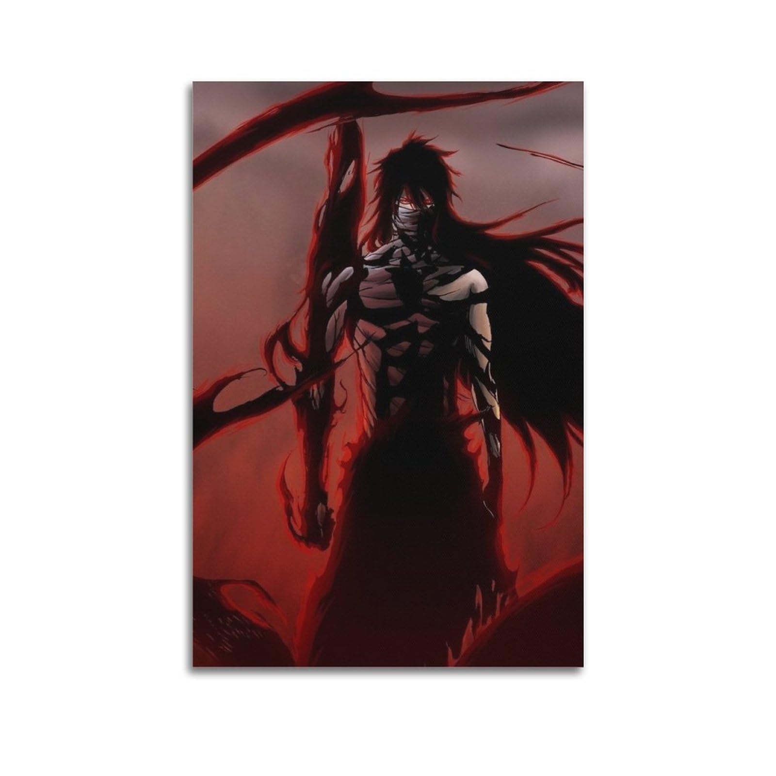 ADaste Anime Bleach Ichigo Poster Decorative Painting Canvas Wall Posters And Art Picture Print Modern Family Bedroom Decor Posters 12x18inch(30x45cm)