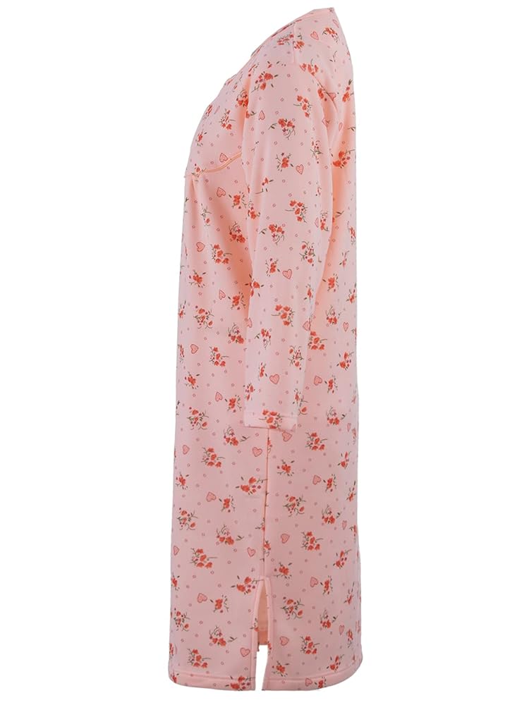 Camicia Felpata Camicia Da Notte Termica Per Donna - Morbida, Felpata E  Avvolgente Camicia Invernale Donna